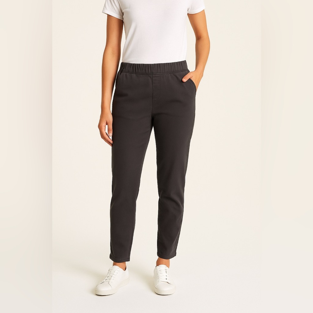 Bobeau Collection Pull-On Charcoal Pants Women’s Size L